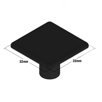 60-060-1 MODULAR SOLUTIONS POLYAMIDE PART<br>END CAP 32MM X 32MM BLACK